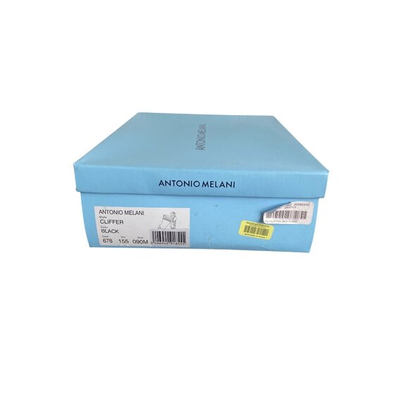 Antonio Melani Cliffer Black Peep Toe Suede Booties 9M New - Picture 8 of 14